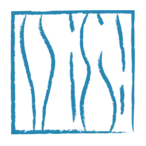 Icon für Renovierungs- und Sanierungsarbeiten in blauer Farbe